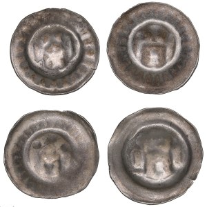 German States, City of Hamburg. AR Hohlpfennig, c. 1300-1450 (4).