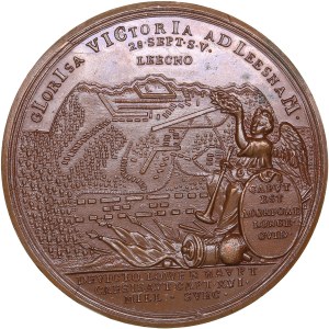 Russia Bronze Medal 1708 (late 18th - early 19th century) - In memory of Battle of Lesnaya, 28 September 1708 - Peter I