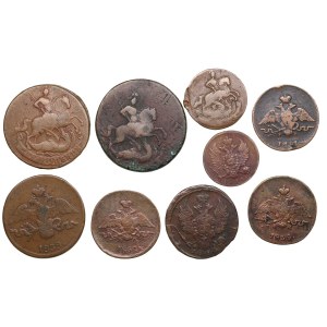 Group of Russian coins (9)