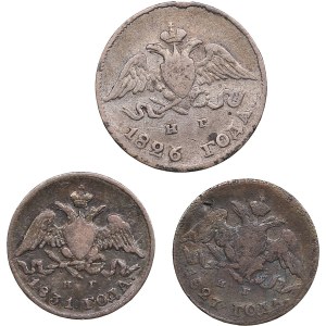 Group of Russian 10 & 5 Kopecks (3)