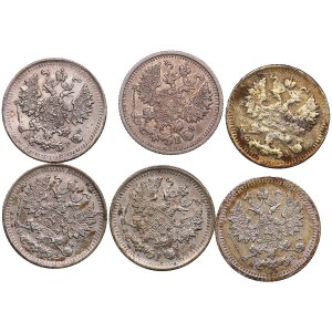 Group of Russian 5 Kopecks (6)