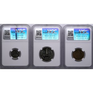 Russia (USSR) Bank set 1966 (1, 2, 3, 5, 10, 15, 20, 50 Kopecks, 1 Rouble) in NGC Slabs PL 65-67 (9 Coins)