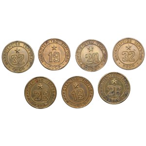 Collection of Russian (USSR) Brass Token ND of the USSR Ministry of Trade (7)