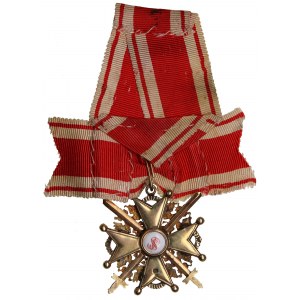 Russia Badge of the Order of St. Stanislaus, 3rd Class, or Military Merit with swords