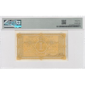Kolumbien 1 Peso 1883 Pamplona - PMG 35 Choice Very Fine