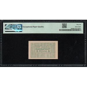 Estland 5 Penni ND (1919) - PMG 66 EPQ Gem Uncirculated