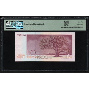 Estland 10 Krooni 1991-92 - PMG 65 EPQ Superb Gem Unciculated