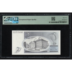Estonia 2 Krooni 1992 - PMG 65 EPQ Gem Uncirculated