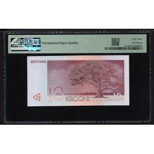 Estonia 10 Krooni 1994-97 - PMG 63 EPQ Choice Uncirculated