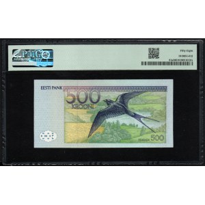 Estonia 500 Krooni 1996 - PMG 58 Choice About Unc