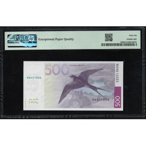 Estland 500 Krooni 2007 - PMG 66 EPQ Gem Uncirculated