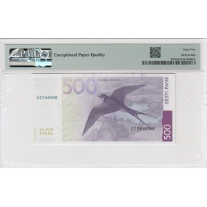 Estonia 500 Krooni 2007 - Replacement - PMG 65 EPQ Gem Uncirculated