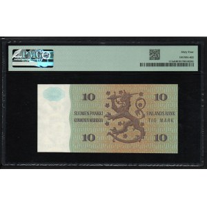 Finland 10 Markkaa 1980- PMG 64 Choice Uncirculated