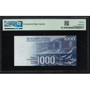 Finland 1000 Markkaa 1986 (ND 1991) - PMG 66 EPQ Gem Uncirculated