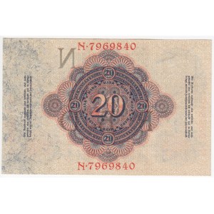 Deutsches Reich 20 Mark 1914 - Reichsbank - Wilhelm II (1888-1918)