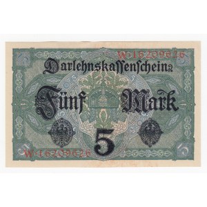 Germany Empire 5 Mark 1917 - Reichsschuldenverwaltung - Wilhelm II (1888-1918)