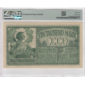 Germany (Occupation of Lithuania WWI, Kowno) 1000 Mark 1918 - PMG 65 EPQ Gem Uncirculated