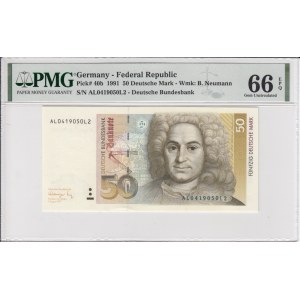 Germany 50 Deutsche Mark 1991 - PMG 66 EPQ Gem Uncirculated