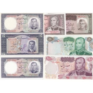 Group of Iran Banknotes (7)