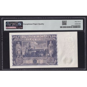Poland 20 Zlotych 1936 - PMG 67 EPQ Superb Gem Unc