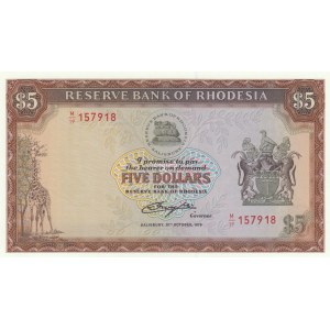 Rhodesien 5 Dollars 1978