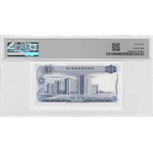 Singapore 1 Dollar 1967 - PMG 64 Choice Uncirculated
