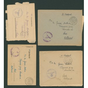 Postal history envelopes - Waffen SS Feldpost, with some original letters (4)