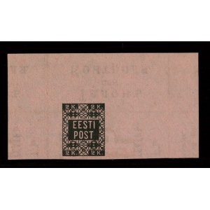 Estonia proof stamp Flower design 2 kop.