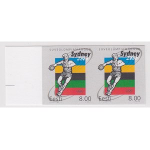 Estland Briefmarken, XXVII. Olympische Spiele in Sydney, 2000, ungezähnt