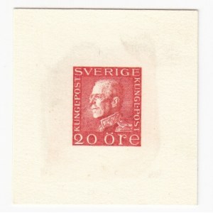 Sweden 20 Öre Stamp - Proof or printer model?