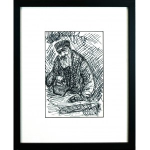 Chaim GOLDBERG (1917 - 2004), Prasujący Żyd