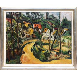 Suzanne VAN DAMME (1901-1986), View from Montgeroult by Paul Cezanne, 1952.