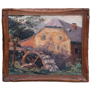 Fernand PONTHIER (1885-1952), Moulin de Queve de Vache La Roche