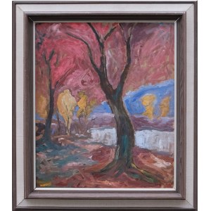 A. GUNNAR (b. 20th c.), View from Borringen, 1966.