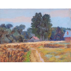Siergiej I. NIKIFOROW (1920 - 2005), Pejzaż z lasem