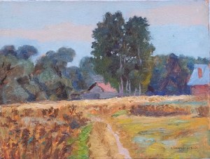 Siergiej I. NIKIFOROW (1920 - 2005), Pejzaż z lasem