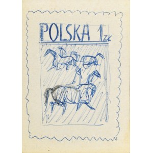 Ludwik MACIĄG (1920-2007), Projekt znaczka pocztowego