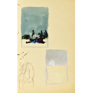 Ludwik MACIĄG (1920-2007), Scena rodzajowa i szkic postaci