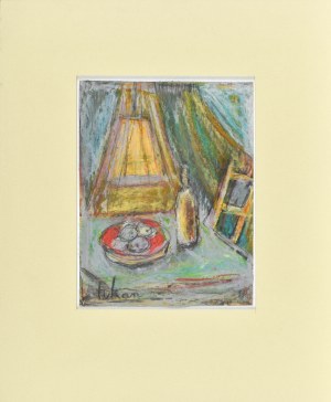 Eugeniusz TUKAN-WOLSKI (1928-2014), Martwa natura z koszem owoców