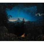 Henryk WANIEK (ur. 1942), Dusznik, Adenburg - para obrazów, 1986