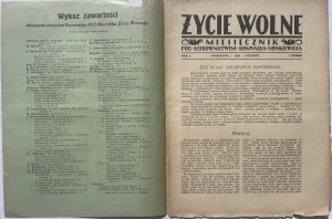 LIVING FREE 1928 - THE MAGAZINE OF FREE THINKERS