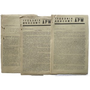 APW CAMP WEEKLY 1944 -1945