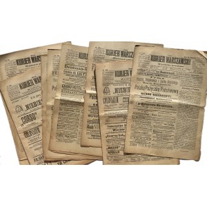 KURJER WARSZAWSKI 1918 X-XII - 12 nr