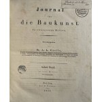 CRELLE - JOURNAL OF ARCHITECTURE 1835