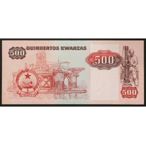 Angola, People's Republic, 500 Kwanzas 11/11/1987