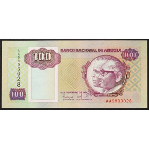 Angola, People's Republic, 100 Kwanzas 04/02/1991