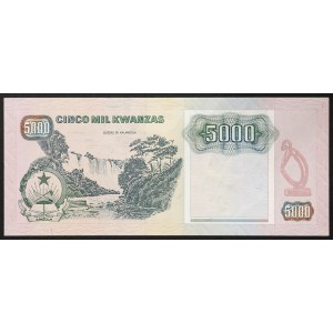 Angola, People's Republic, 5.000 Kwanzas 04/02/1991