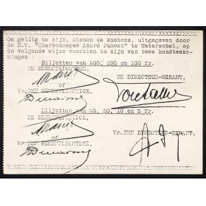 Belgien, Entwertete Notausgabe, 50 Francs 1940