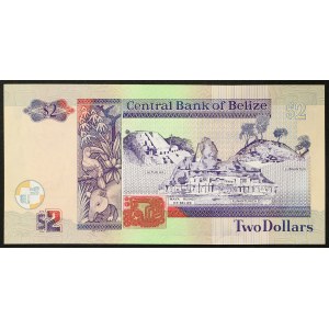 Belize, 2 Dollars 01/01/2005