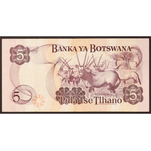 Botswana, Republic, 5 Pula n.d. (1992)